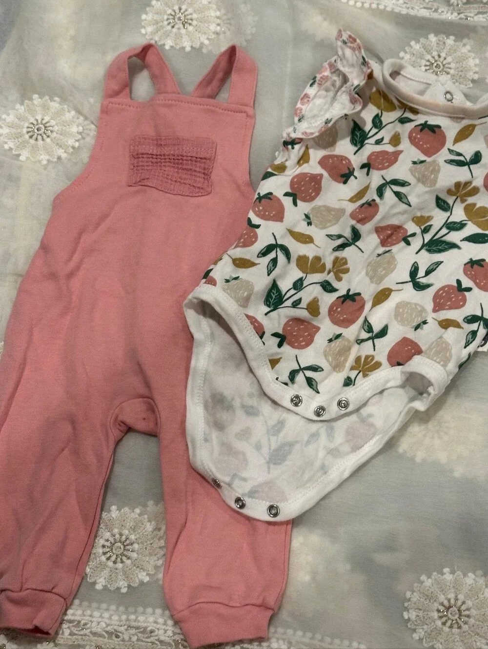 Pink Baby Overalls Romper - Cute Kids Bottoms